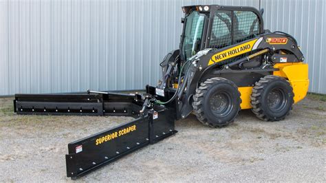 skid steer manure scraper|tractor mounted manure scraper.